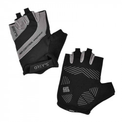 Рукавиці для велосипеда літні унісекс Grey's із застібкою і вентиляцією відкриті з коротким пальцем розмір M (GR18352)
