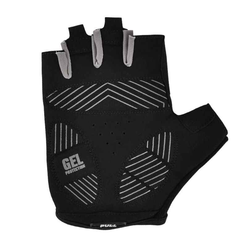 Рукавиці для велосипеда літні унісекс Grey's із застібкою і вентиляцією відкриті з коротким пальцем розмір M (GR18352)