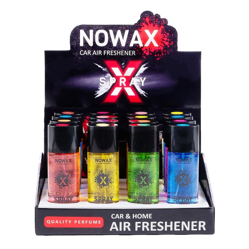 Ароматизатори 50 ml Nowax X Spray MIX №2 16 шт (NX07772)