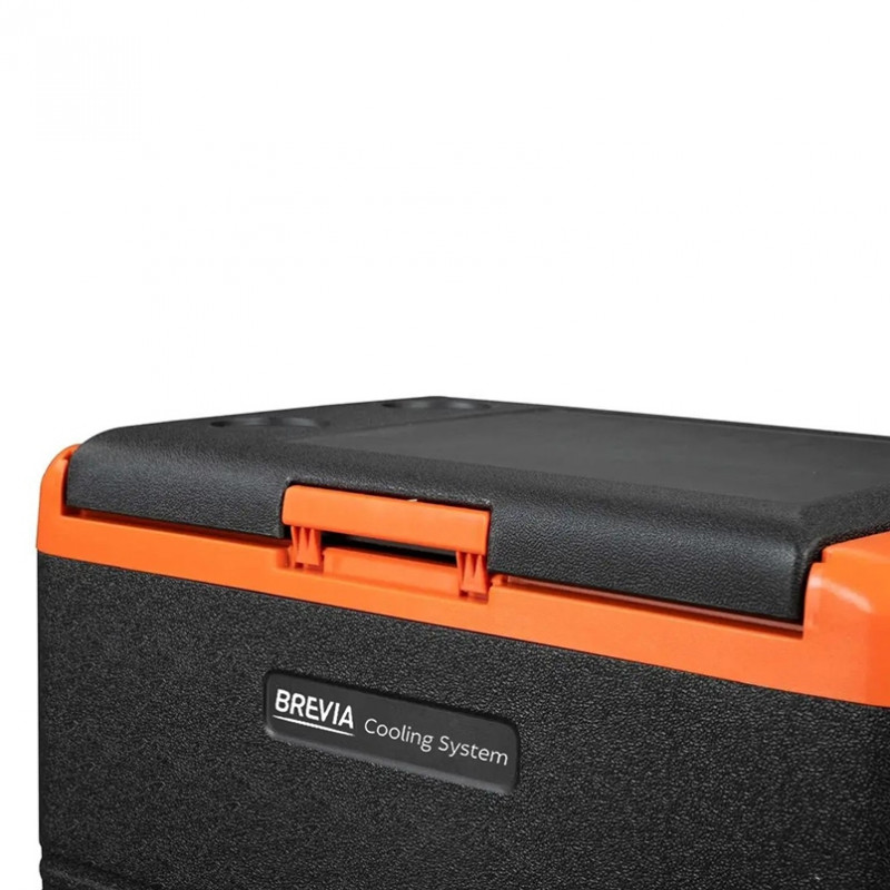 Портативный холодильник 40л BREVIA автохолодильник компрессорный пластиковый 12/24В 220В (22520)