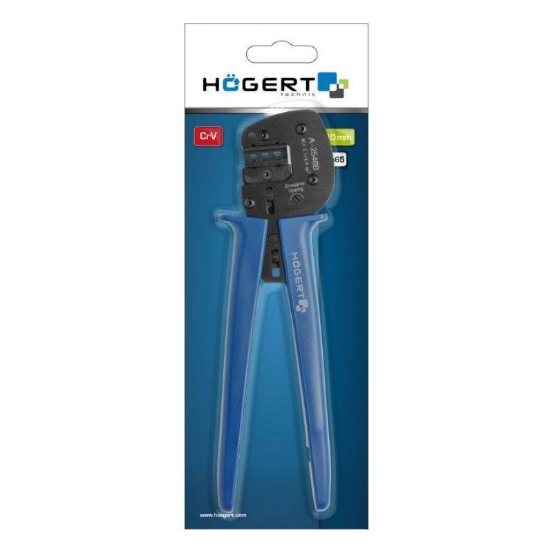 Пресс-клещи для разъемов mc4 2.5/4.0/6.0 мм кв Hogert (HT1P199)