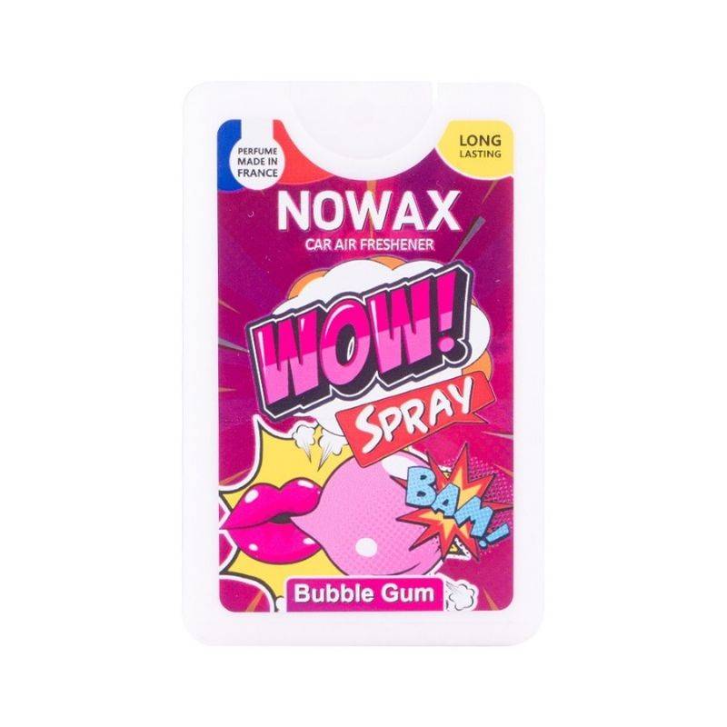 Ароматизатор до машини 18 мл Nowax WOW Spray - Bubble Gum (NX00137)