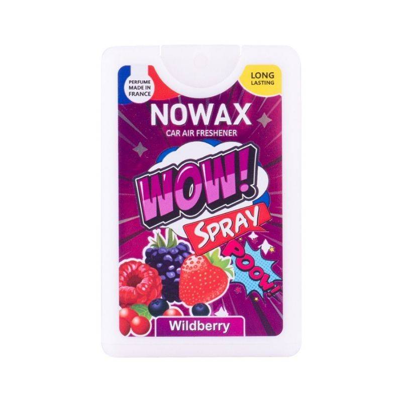 Ароматизатор до машини 18 мл Nowax WOW Spray - Wildberry (NX00145)