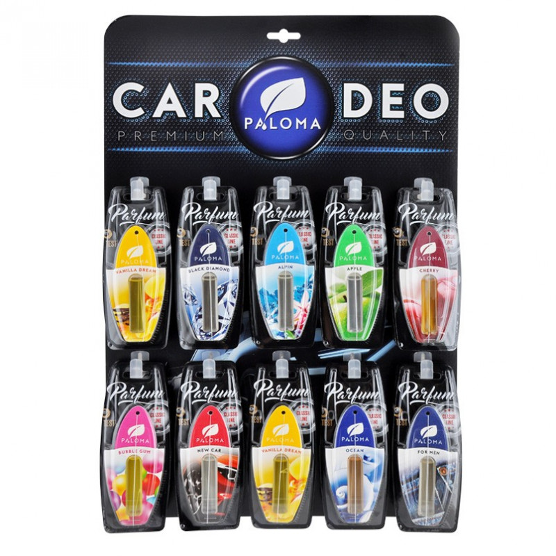 Ароматизатори в машину Paloma Parfume дисплей 45 шт (PPD04)