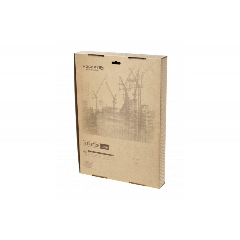 TAUBER Рабочая куртка 4-way stretch темно-серая S (48) (HT5K811-S)