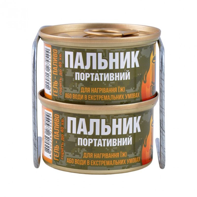 Пальник з еко-гелем 40 хв 2 шт + підставка NOWAX (NX25244)