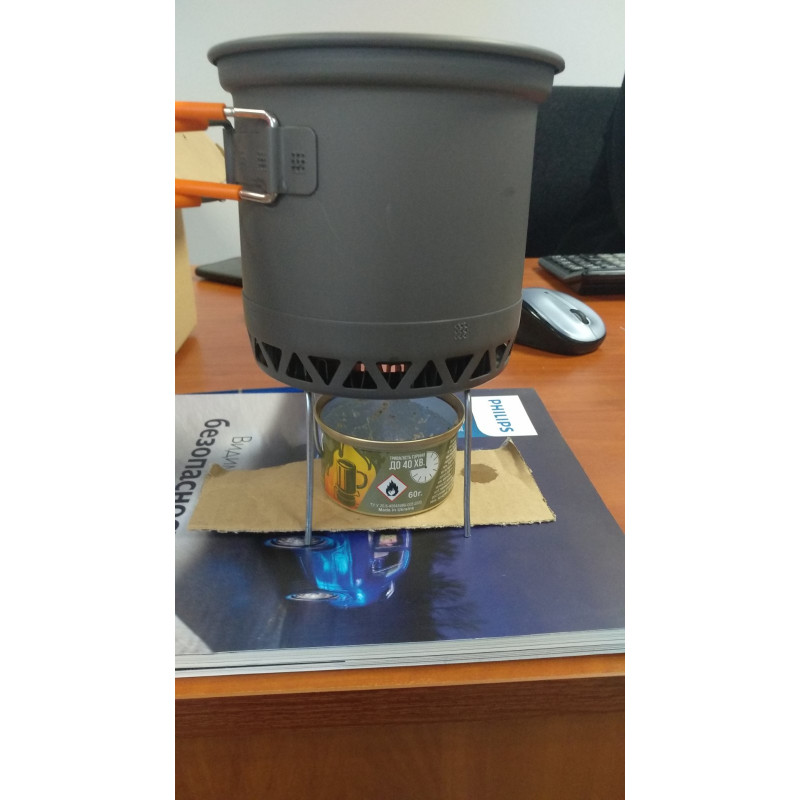 Пальник з еко-гелем 40 хв 2 шт + підставка NOWAX (NX25244)