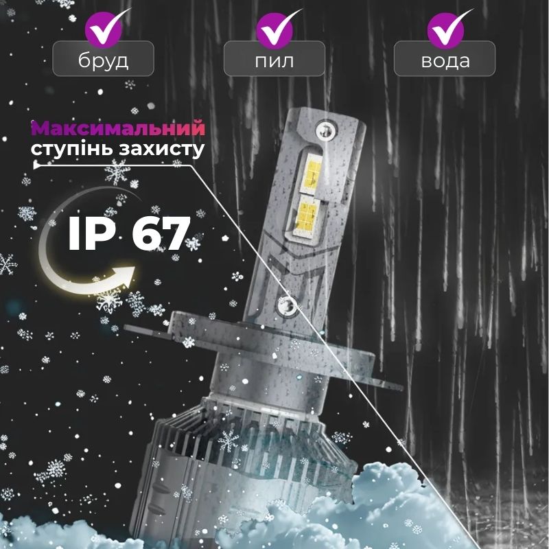 Светодиодные автолампы Carlamp Day Light Gen 2 H11 5800K 7500 Lm (DLG2H11)