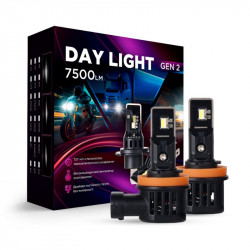 Світлодіодні автолампи Carlamp Day Light Gen 2 H11 5800K 7500 Lm (DLG2H11)