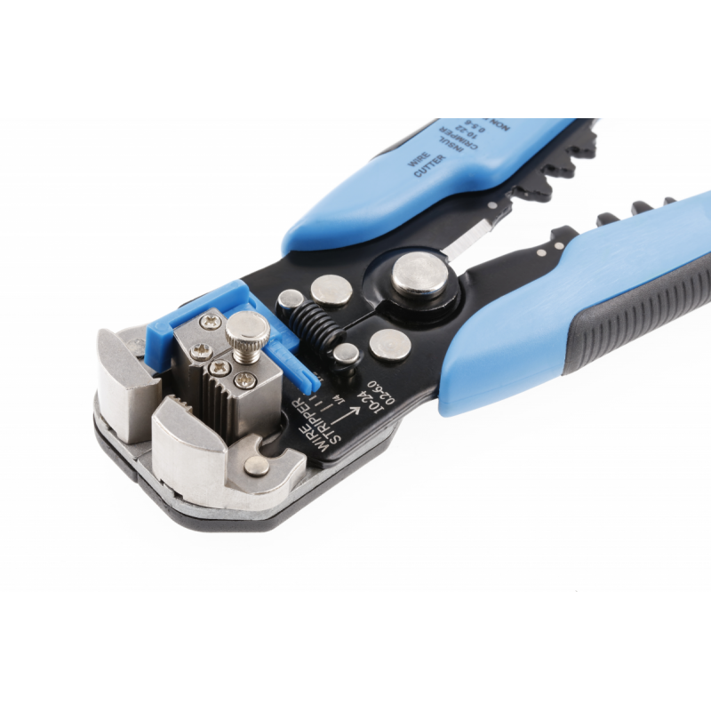 Автоматичні кліщі для зачистки проводів діаметром від 0.25 до 6.0 мм2 Hogert (HT1P184)