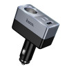 Адаптер автомобільний HOCO Smart cigarette lighter PD car charger Z65A |1USB/2Type-C/1DC, 165W, PD/Q