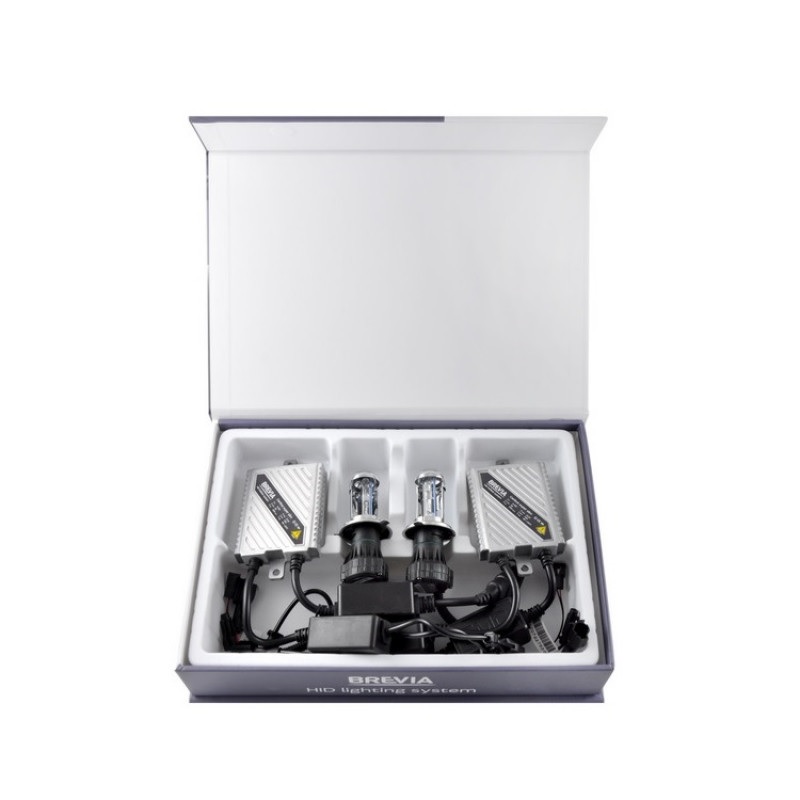 Комплект ксенону Brevia Н4 5000К Super Slim Canbus (15453)