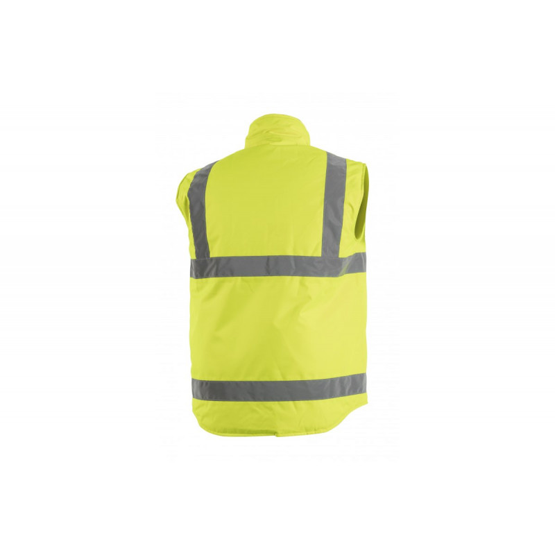 Жилет сигнальний двосторонній жовтий S Hogert (HT5K245-S)
