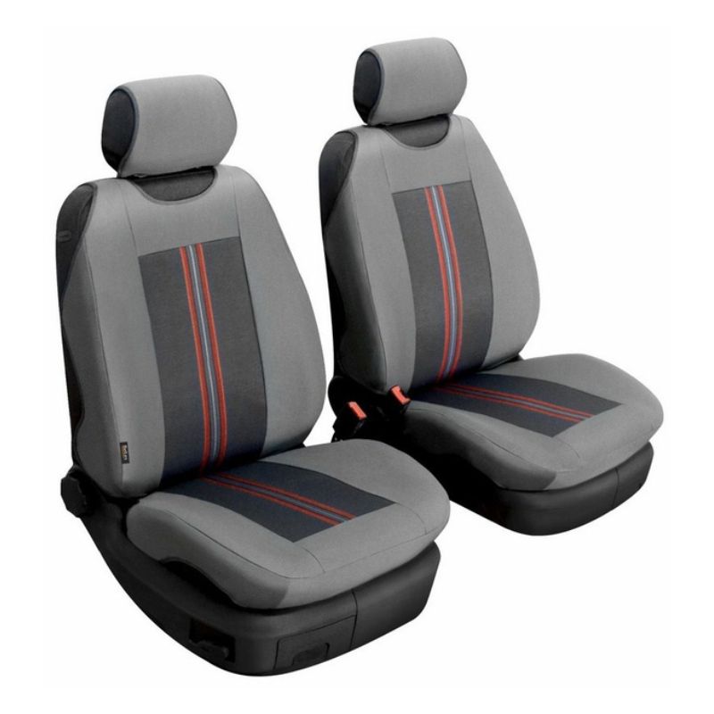 Чохли на сидіння авто універсальні Beltex Comfort 1+1 сірий без підголівників (BX51110)
