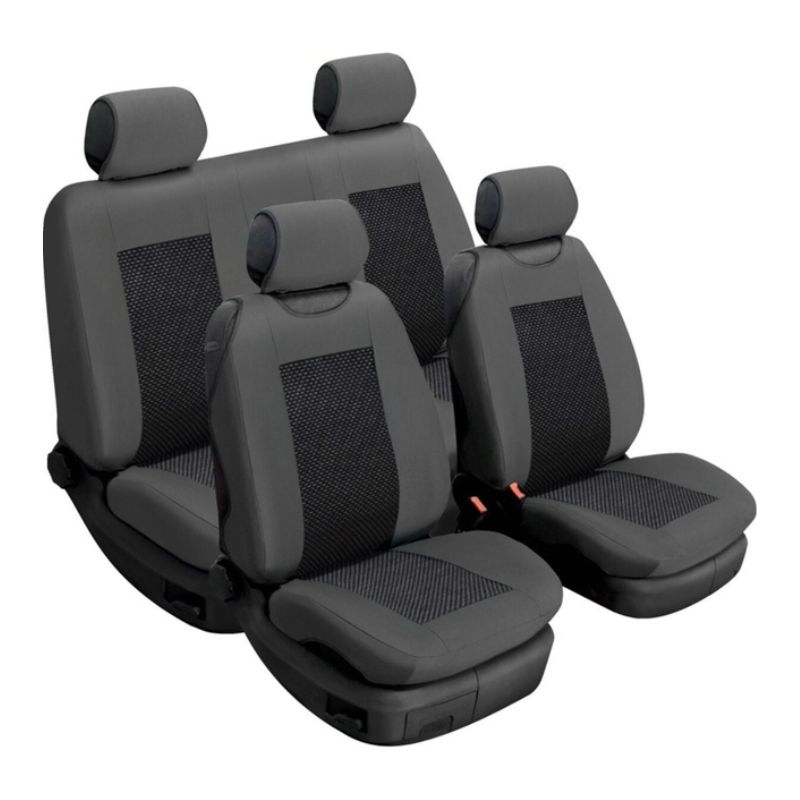 Чохли на сидіння авто універсальні Beltex Comfort 2+2 графіт без підголівників (BX52310)