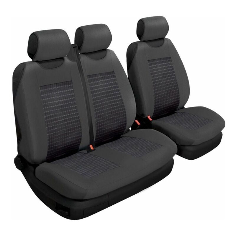 Чохли на сидіння авто універсальні Beltex Comfort 2+1 тип В чорний без підголівників (BX54210)