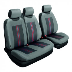 Чохли на сидіння авто універсальні Beltex Comfort 2+1 тип В сірі без підголівників (BX54110)