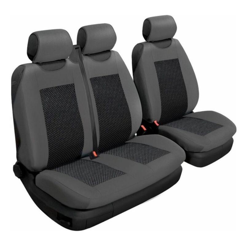 Чохли на сидіння авто універсальні Beltex Comfort 2+1 тип А графіт без підголівників (BX53310)