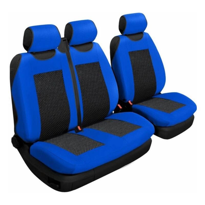 Чохли на сидіння авто універсальні Beltex Comfort 2+1 тип А синій без підголівників (BX53410)