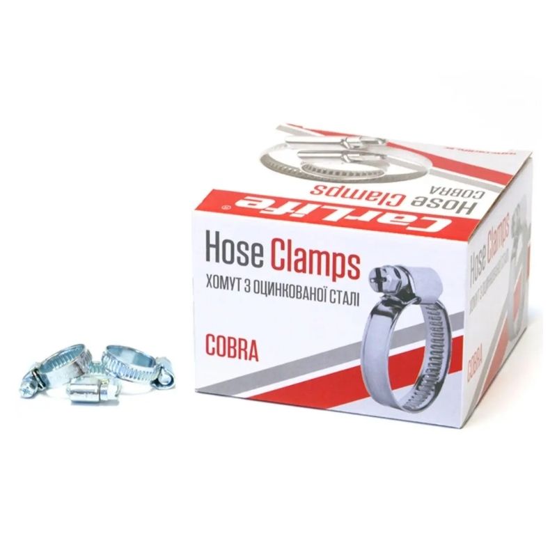 Хомут оцинкований 12-22мм CarLife (HC01222)
