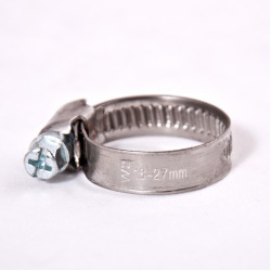 Хомут нержавіючий 16-27мм Profi (016-27/W2)