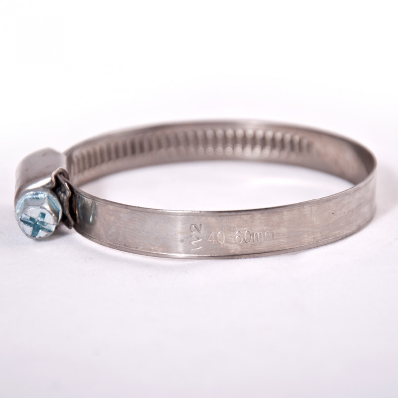 Хомут нержавіючий 40-60мм Profi (040-60/W2)