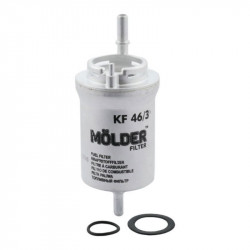 Фільтр паливний Molder панельний VAG Fabia/Golf V/Jetta III/Octavia 1,2-3,2L04/00 без клапана (WF8317/KL156/3/WK692) (KF46/3)