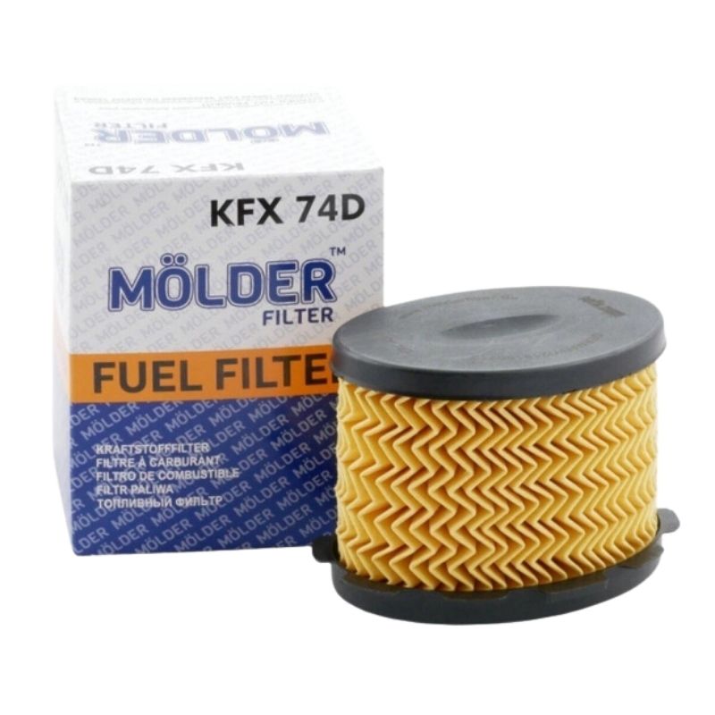 Фільтр паливний Molder CITROEN JUMPY, BERLINGO, PEUGEOT PARTNER 1.9D 98- (аналог WF8177/KX84DEco/PU1021X) (арт. KFX74D)