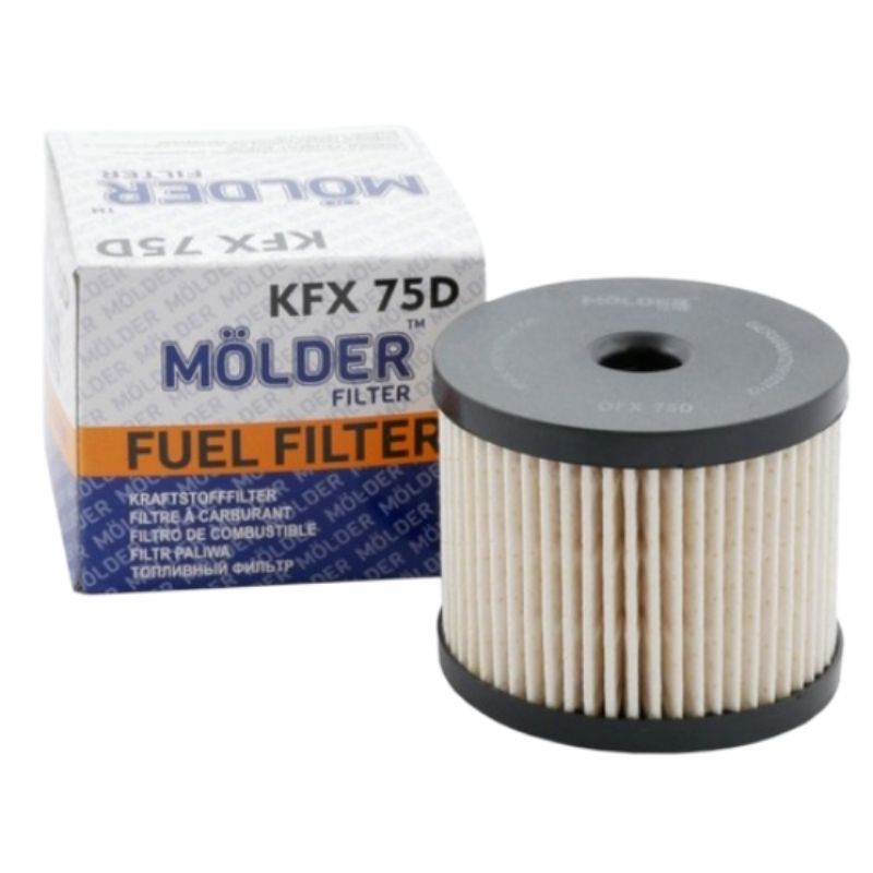 Фільтр паливний Molder для CITROEN/PEUGEOT/FIAT дизельних двигунів 2.0, 2.2 01- (аналог WF8256/KX85DEco/PU830X) (KFX75D)