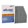 Фильтр салона Molder VAG Golf 5 Jetta Caddy Passat Touran Skoda Octavia all 04-> (WP9147/LAK181) (LKX71)