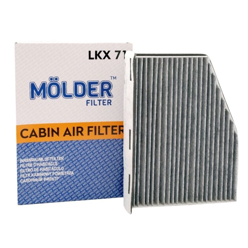 Фильтр салона Molder VAG Golf 5 Jetta Caddy Passat Touran Skoda Octavia all 04-> (WP9147/LAK181) (LKX71)