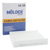 Фільтр салону Molder FIAT DOBLO/PUNTO 01 (аналог WP9130/LA144/CU2335) (LK34)