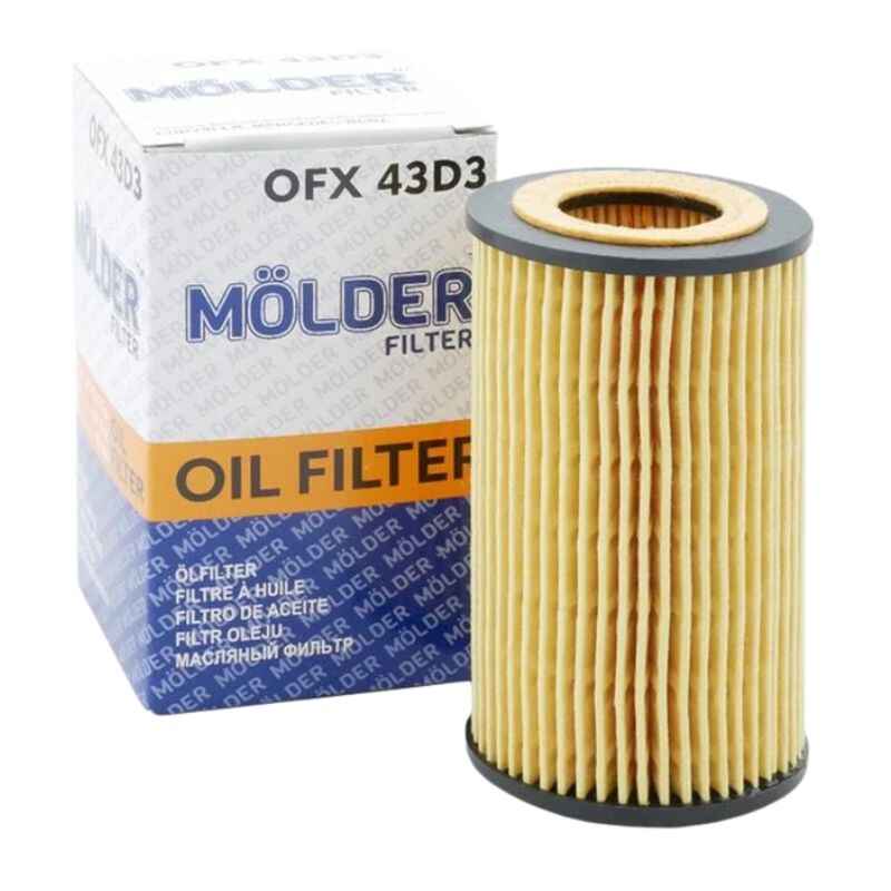 Фільтр масляний Molder для MB W202/W203/W210(220CDI) 97Vito 108CDI-112CDI99 WL7240 OX153D3Eco HU7181K (OFX43D3)