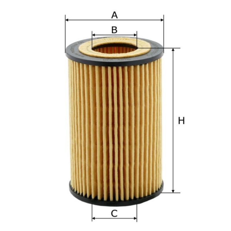 Фільтр масляний для MB W202/W203/W210/W211/W220 бензин Molder OFX43/7D