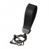 Брелок для ключів авто шкіряний RG з карабіном чорний (BR-6BL)