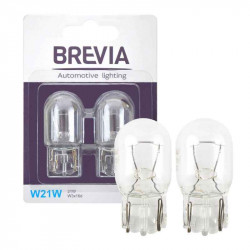 Лампи галогенні Brevia W21W 12V 2шт (12310B2)