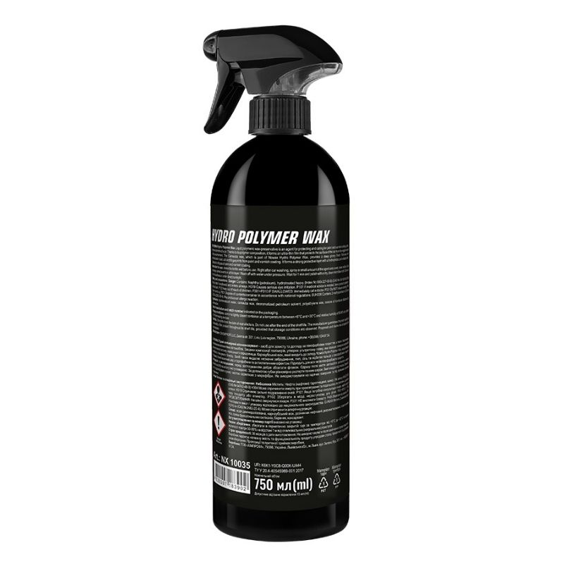 Воск полимерный жидкий 0.75 л NOWAX Hydro Polymer Wax (NX10035)