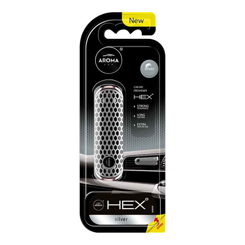 Ароматизатор до машини 10 г Aroma Car HEX - Silver (83576)
