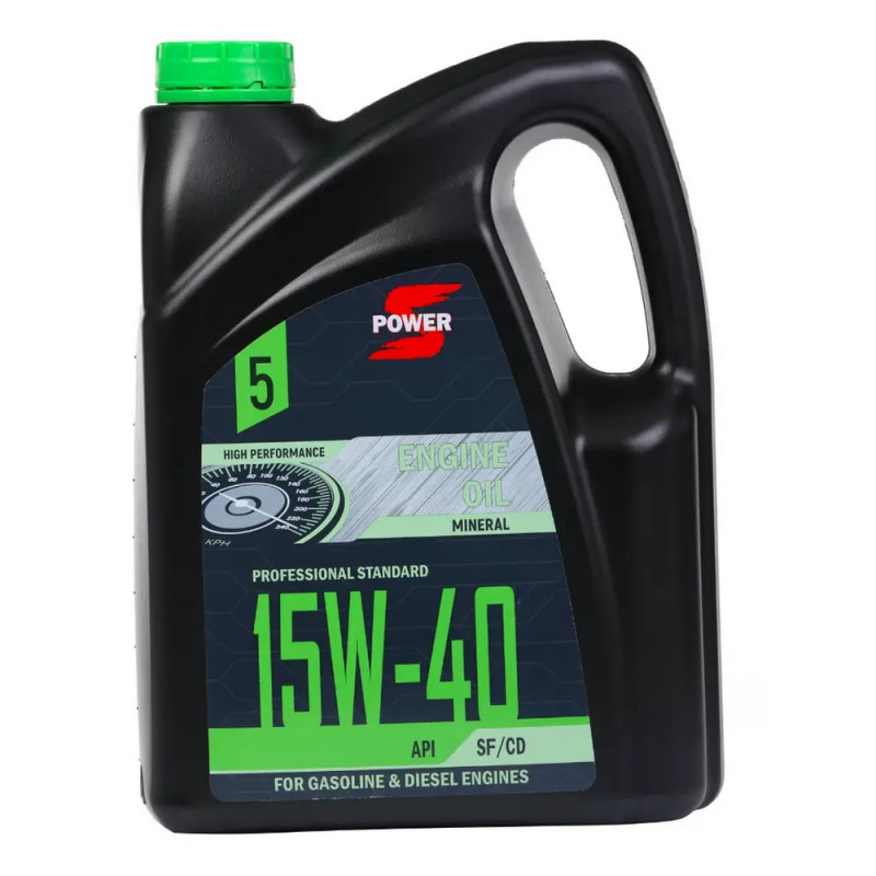 Моторна олива S-Power Standard 15w-40 (5 л) (SP-ST15W40-5L)