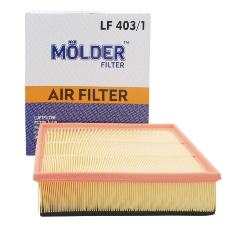 Повітряний панельний фільтр Molder MB VITO 99- SPRINTER CDI - eng. 00- (аналог WA6343 LX513/1 C32338) (LF403/1)