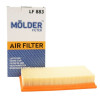 Повітряний фільтр панельний Molder RENAULT CLIO, KANGOO, MEGANE 1.9D 02/00- (LF883)