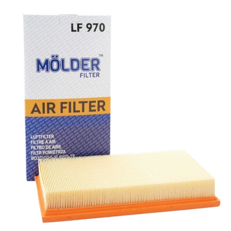 Повітряний фільтр панельний Molder VAG (LF970) (AZQ/BME) Polo/Fabia 1.2 10/01