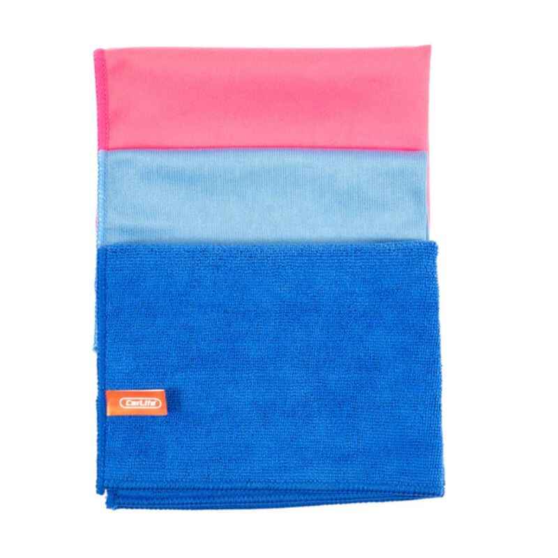 Серветки універсальні з мікрофібри 30х40см CARLIFE 3шт (CC905)