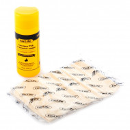 Салфетка влаговпитывающая из искусственной замши 43х32см CarlLife в тубусе желтая (CC902)