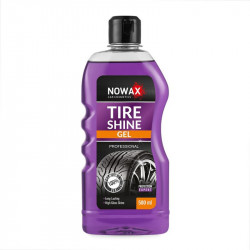 Чорніння для шин 500мл гелеве NOWAX TIRE SHINE GEL (NX00010)