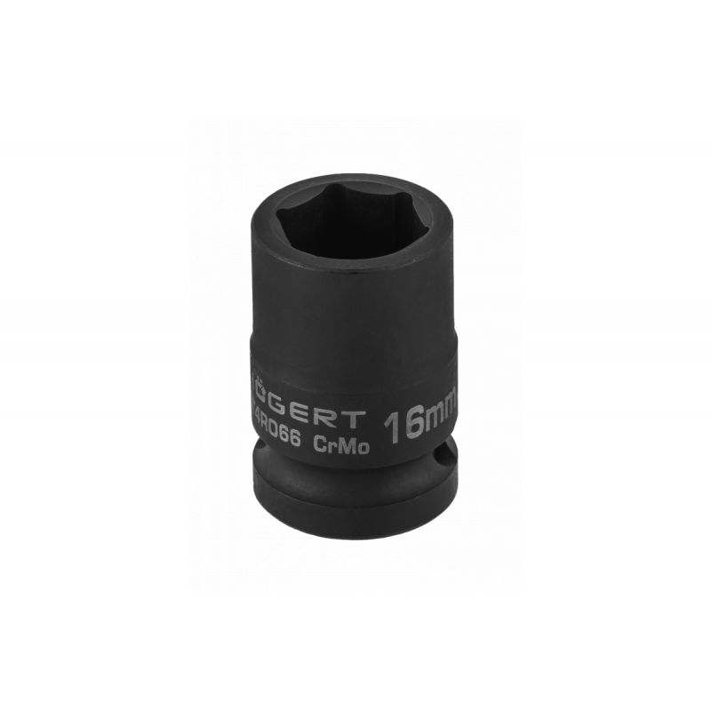 Головка торцева ударна шестигранна 16 мм Hogert (HT4R066)