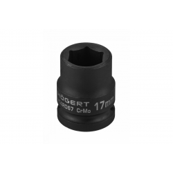 Головка торцева ударна шестигранна 1/2" 17 мм DIN 3121 CrMo Hogert (HT4R067)