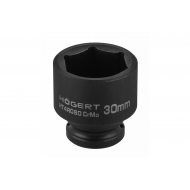 Головка торцева ударна шестигранна 1/2" 30 мм DIN 3121 CrMo Hogert (HT4R080)
