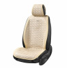Накидки на сидіння авто передні та задні преміум класу Beltex Monte Carlo авточохли алькантара бежевий (BX81500)