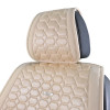Накидки на сидіння авто передні та задні преміум класу Beltex Monte Carlo авточохли алькантара бежевий (BX81500)